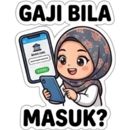 gaji, duit, soalan, gaji masuk, bank