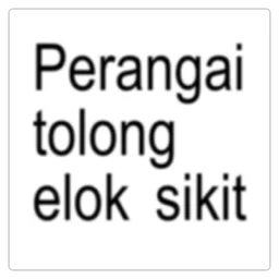 sindir, perangai, teguran, tolong elok sikit