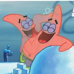 gelak, kartun, spongebob, patrick