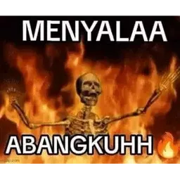 api, meme, menyala, abangkuh, rangka