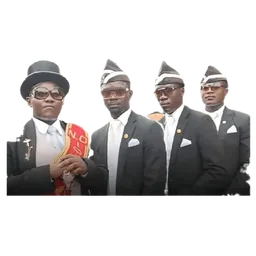 lawak, meme, mati, coffin dance, pallbearers