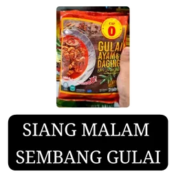 sembang, makanan, gulai, siang malam