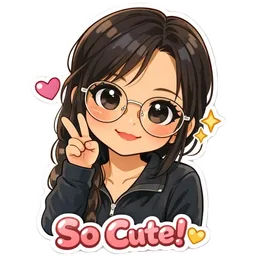 comel, cantik, peace sign, so cute, anime girl