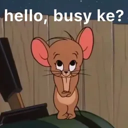 hello, sapaan, busy ke, jerry, tikus