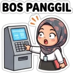 terkejut, kerja, bos panggil, atm, pekerja