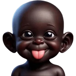 comel, baby, gelak, budak, julur lidah