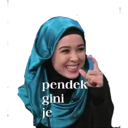 ketawa, tudung, gurau, pendek, gini je