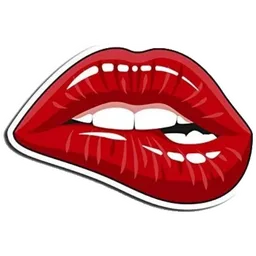 merah, bibir, lips, gigit bibir, sexy