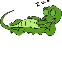 tidur, buaya, zzz, mengantuk, crocodile, malas