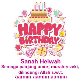 kek, happy birthday, selamat hari jadi, sanah helwah, panjang umur