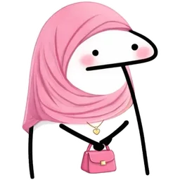 comel, tudung, hijab, pink, beg tangan
