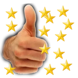 ok, thumbs up, syabas, bagus, bintang