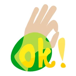 ok, setuju, okay, baik, tangan