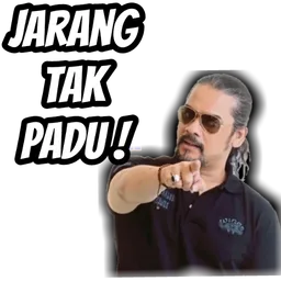 padu, tunjuk, selamba, jarang tak padu