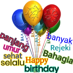 happy birthday, ucapan, panjang umur, hari jadi, belon