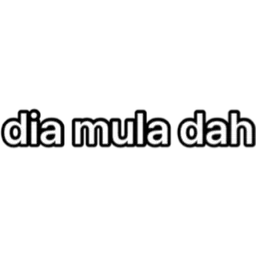 teks, reaksi, sindir, dia mula dah