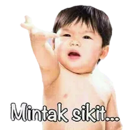 comel, budak, minta, mintak sikit