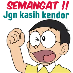 semangat, motivasi, nobita, jangan kendor