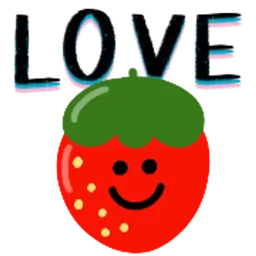 love, smile, strawberry, cute, i love u, love you, i love you