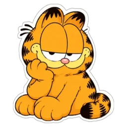 kucing, malas, muka selamba, garfield, bosan