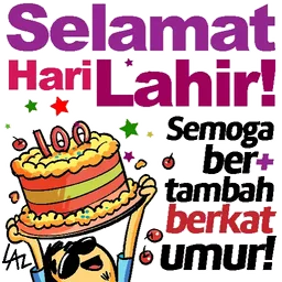 birthday, kek, ucapan, selamat hari lahir, berkat