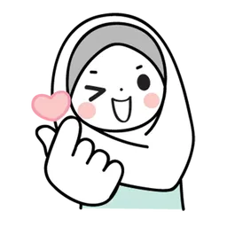 love, comel, hijab, finger heart, i love u, love you, i love you, wink