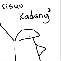 reaksi, risau, lukisan, kadang-kadang