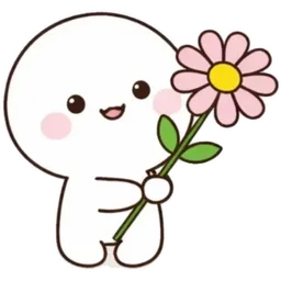 comel, senyum, bunga, hadiah