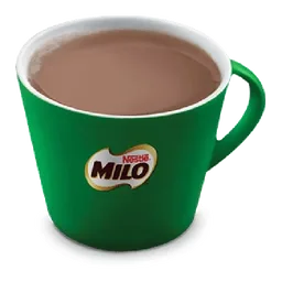 cawan, panas, milo, minuman, sarapan