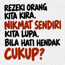 peringatan, kata-kata, rezeki, nikmat, bersyukur