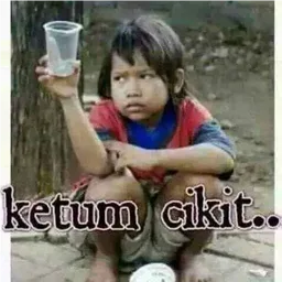 lawak, budak, minum, ketum, cikit