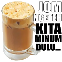 jom, minum, lepak, jom ngeteh, teh ais, mamak