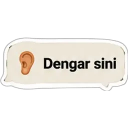 teguran, dengar sini, telinga, dengar