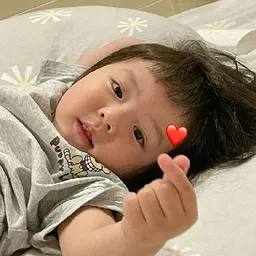 love, baby, budak comel, sayang, finger heart